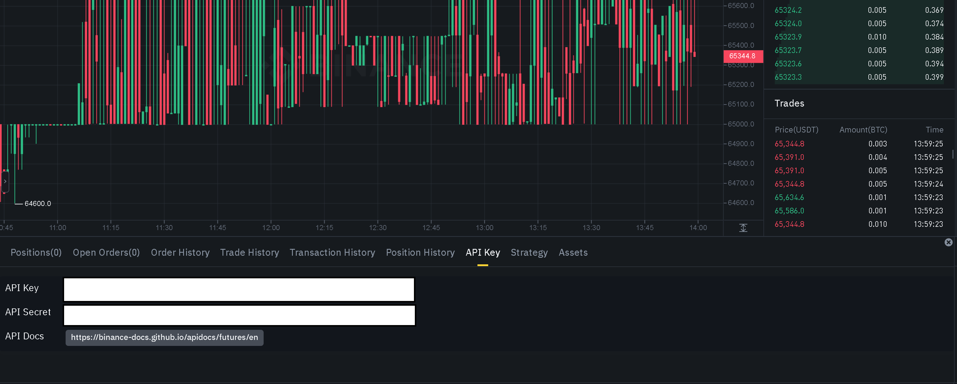 Binance Window