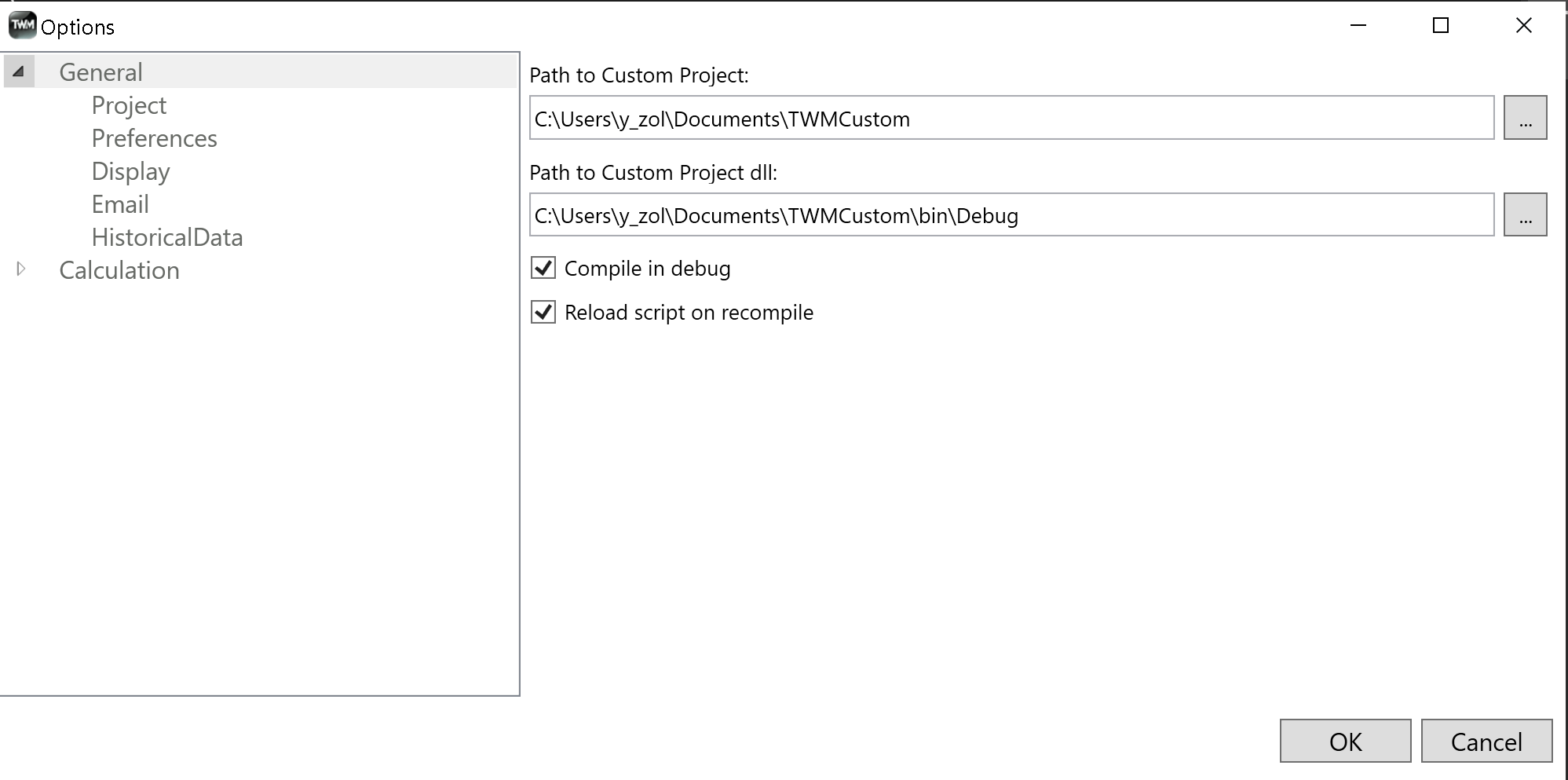 Data Series Window