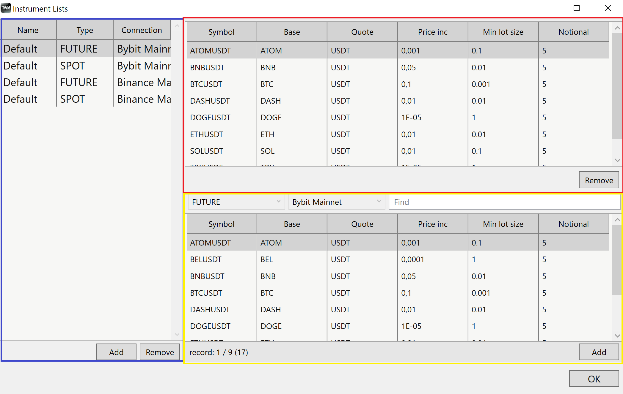 Data Series Window